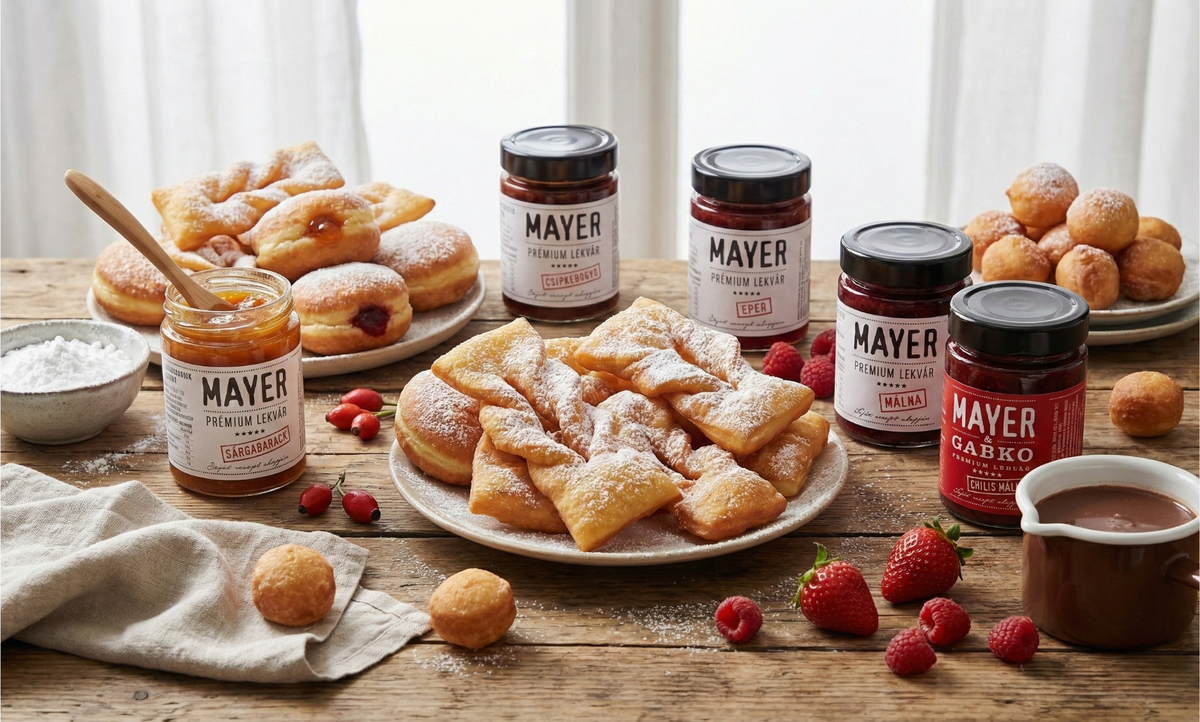 A baracklekváron túl: 5 különleges párosítás, ami új szintre emeli a farsangi fánkot